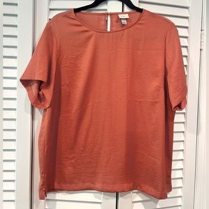 A new day short sleeve blouse size large